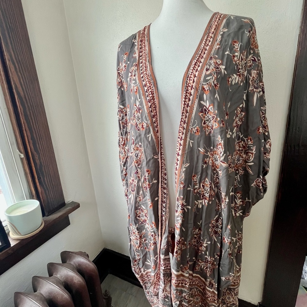 Modern Contemporary Soft Long Oversized Kimono